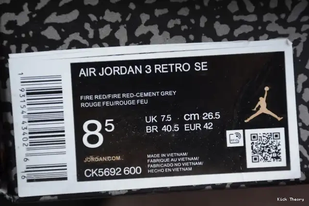Kick Theory Red CK5692-600 3 Cement Air Jordan 0615